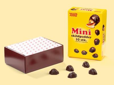 Toms Mini Sköldpaddor Mörk Choklad 360 gram