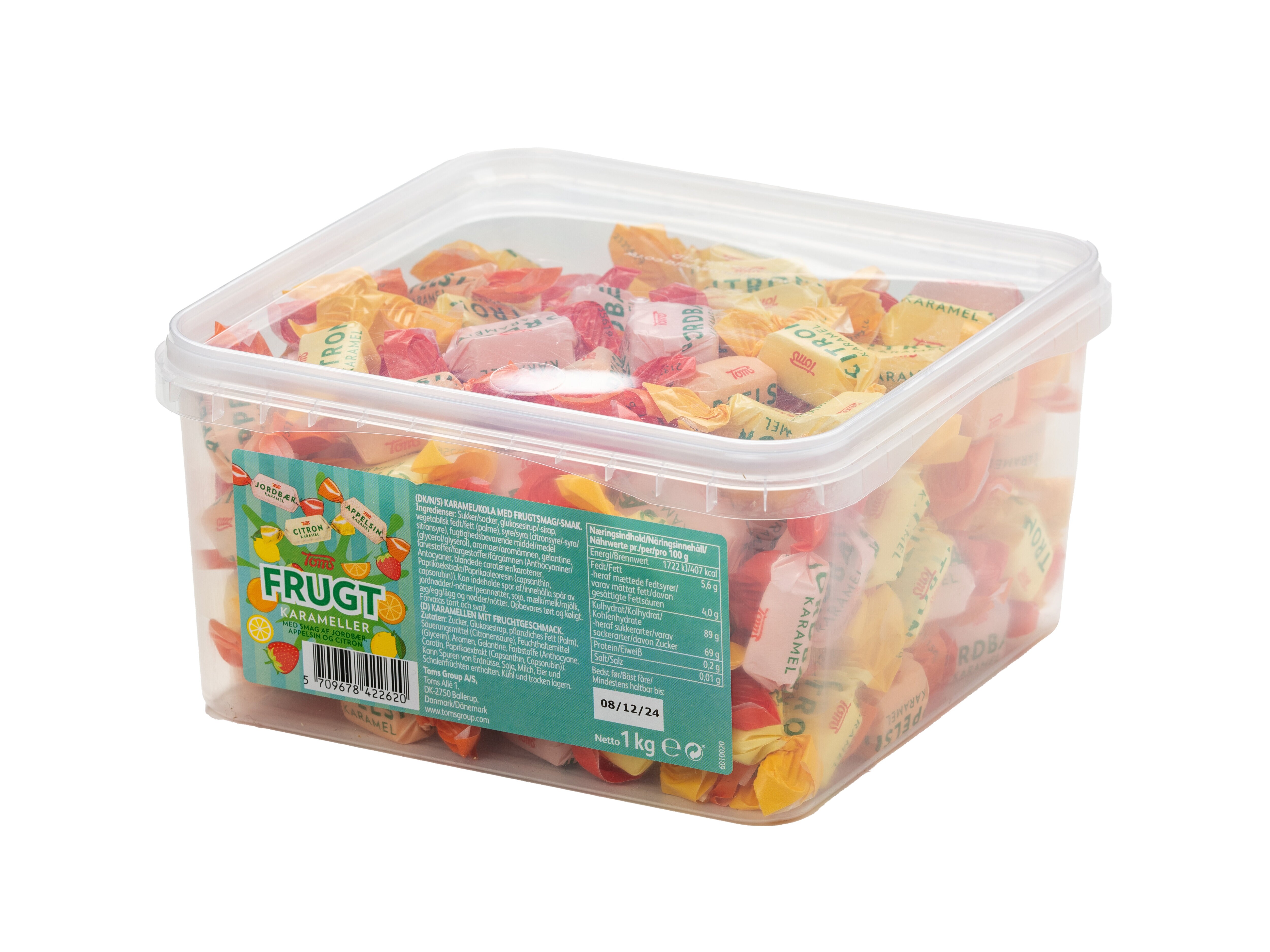 Fruchtkaramellen Süßigkeiten 1 kg
