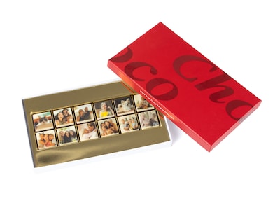 Schokoladenbox mit Eigenen Fotos