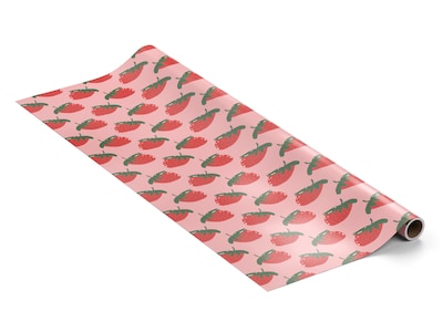 Gavepapir - Jordbær