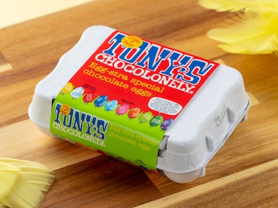 Tony’s Chocolonely Chokladägg 12-pack