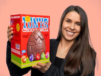 Tony's Chocolonely Vollmilchschokoladen-Osterei