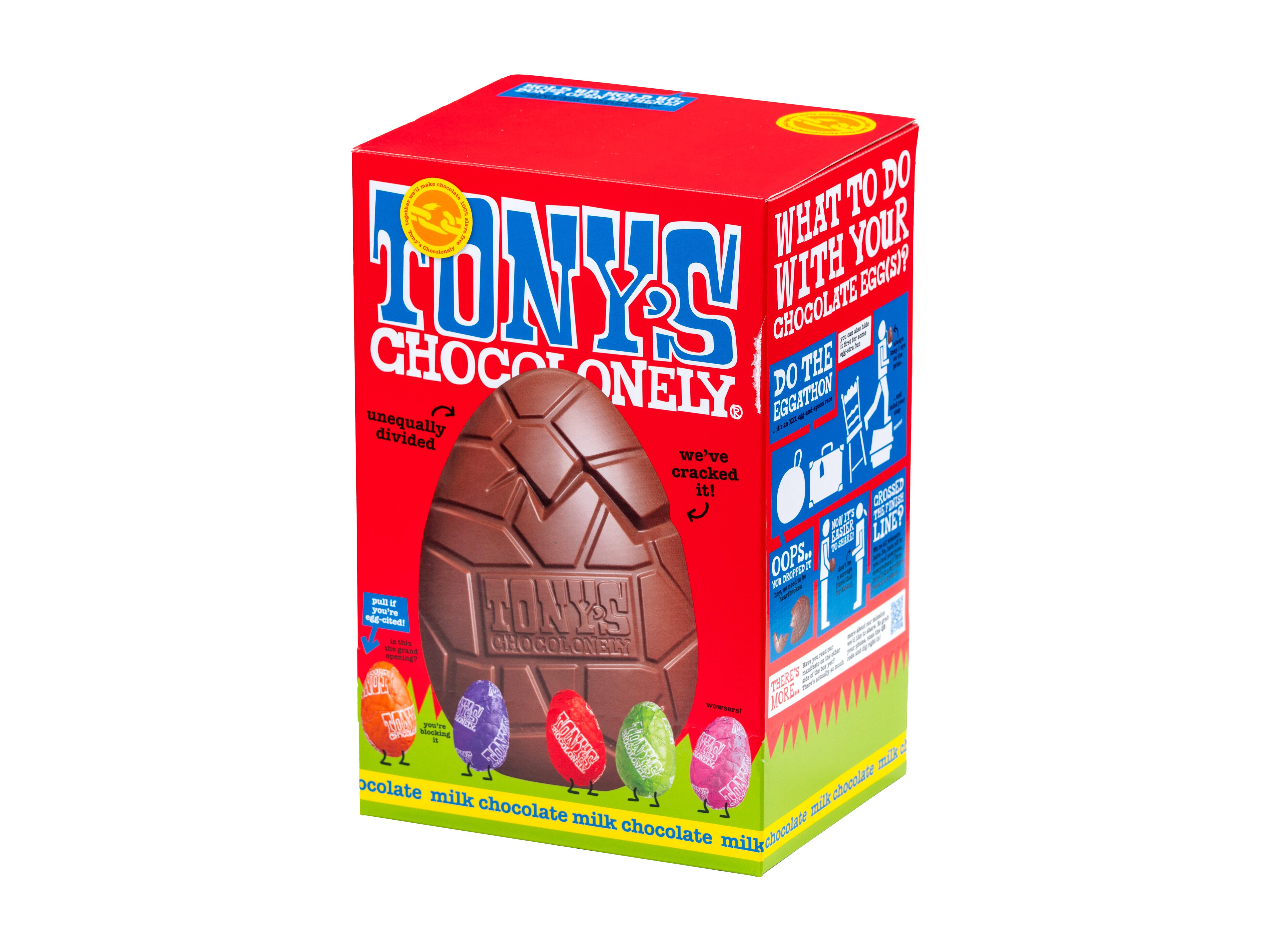Tony's Chocolonely Vollmilchschokoladen-Osterei