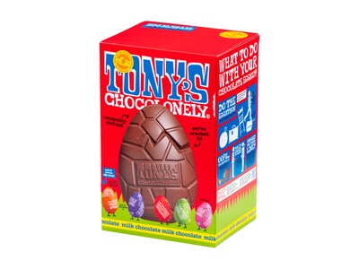 Tony's Chocolonely Maitosuklaa Pääsiäismuna