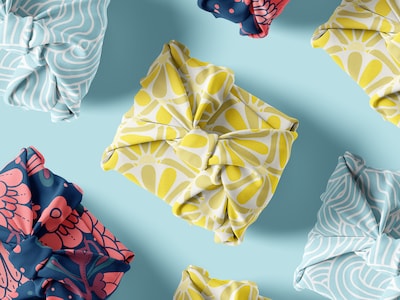 Furoshiki innpakningsduk - Stor