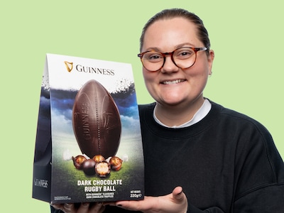 Guinness Rugbyball Ostereier