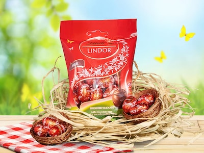 Lindt Lindor Miniägg - Mjölkchoklad