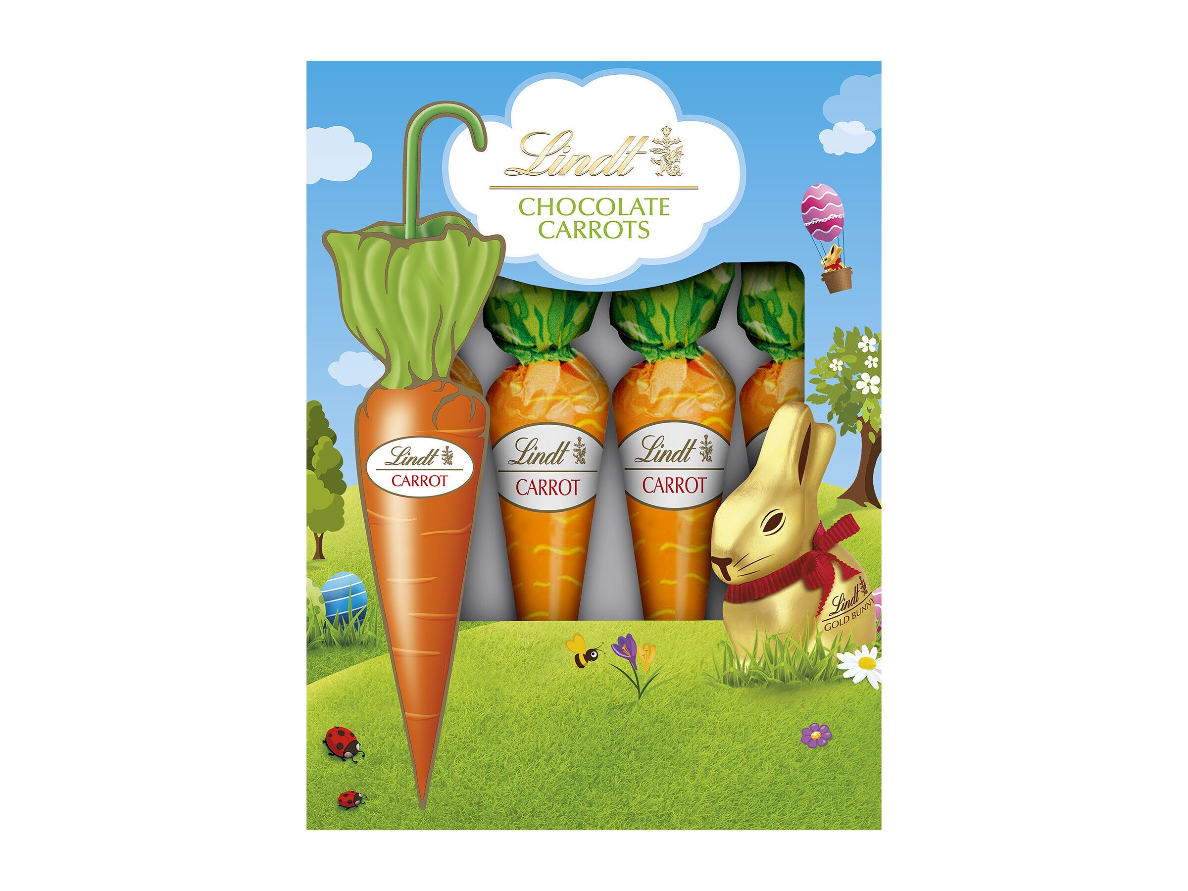 Lindt sjokoladegulrøtter