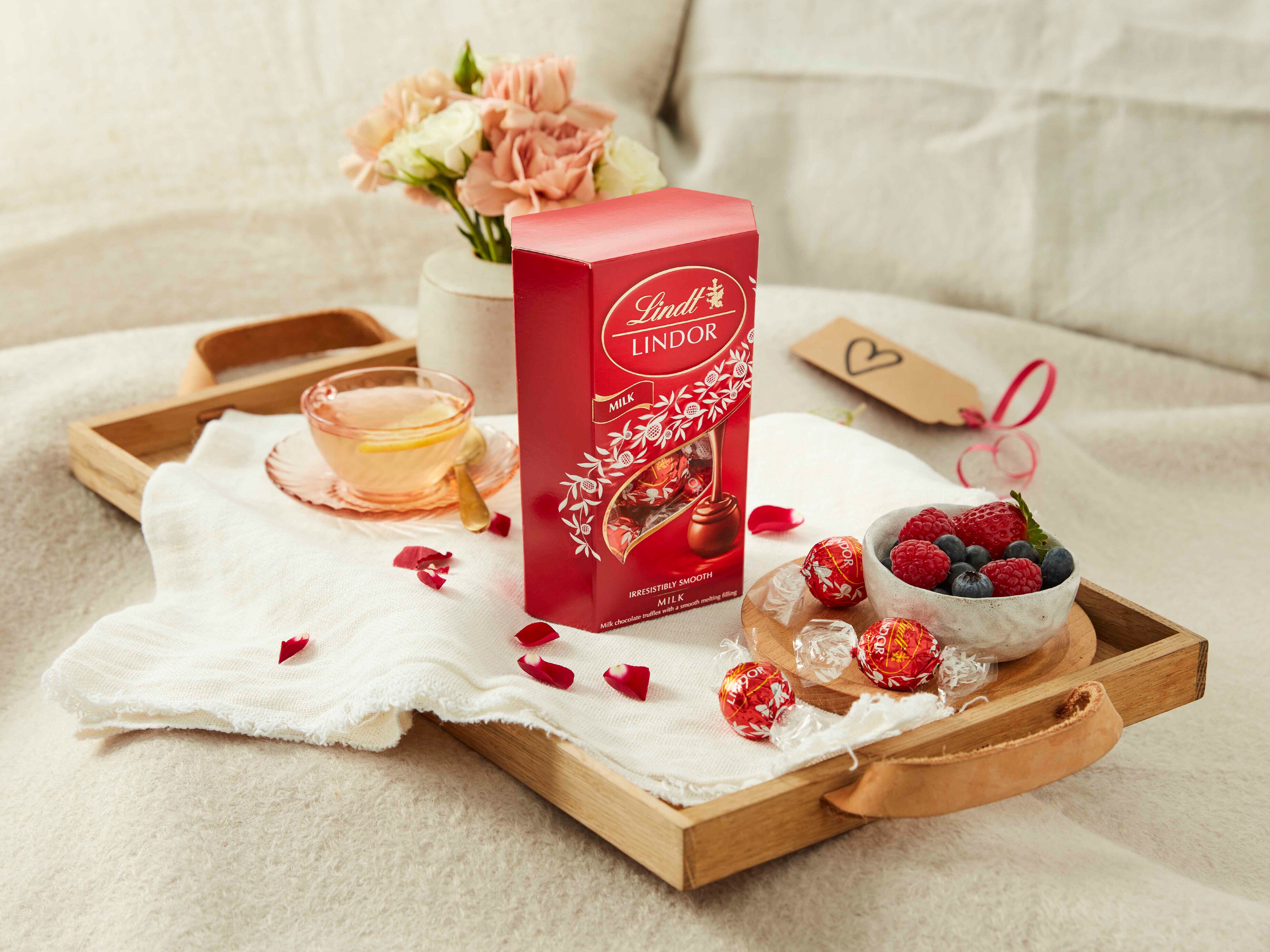 Lindt Lindor Cornet 500 grammaa - Maitosuklaa