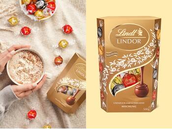 Lindt Lindor Cornet 500 gram - Blandad Choklad