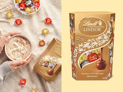 Lindt Lindor Cornet 500 grammaa - Suklaasekoitus