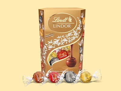 Lindt Lindor Cornet 500 gram - Blandet chokolade
