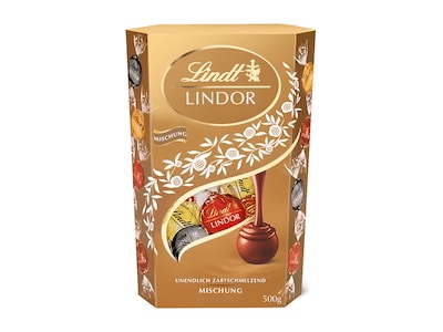 Lindt Lindor Cornet 500 gram - Blandad Choklad