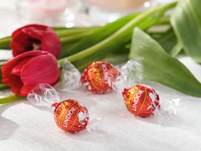 Lindt Lindor hjerteformet sjokoladeeske