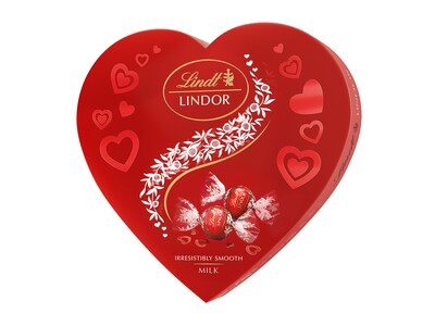 Lindt Lindor hjerteformet sjokoladeeske