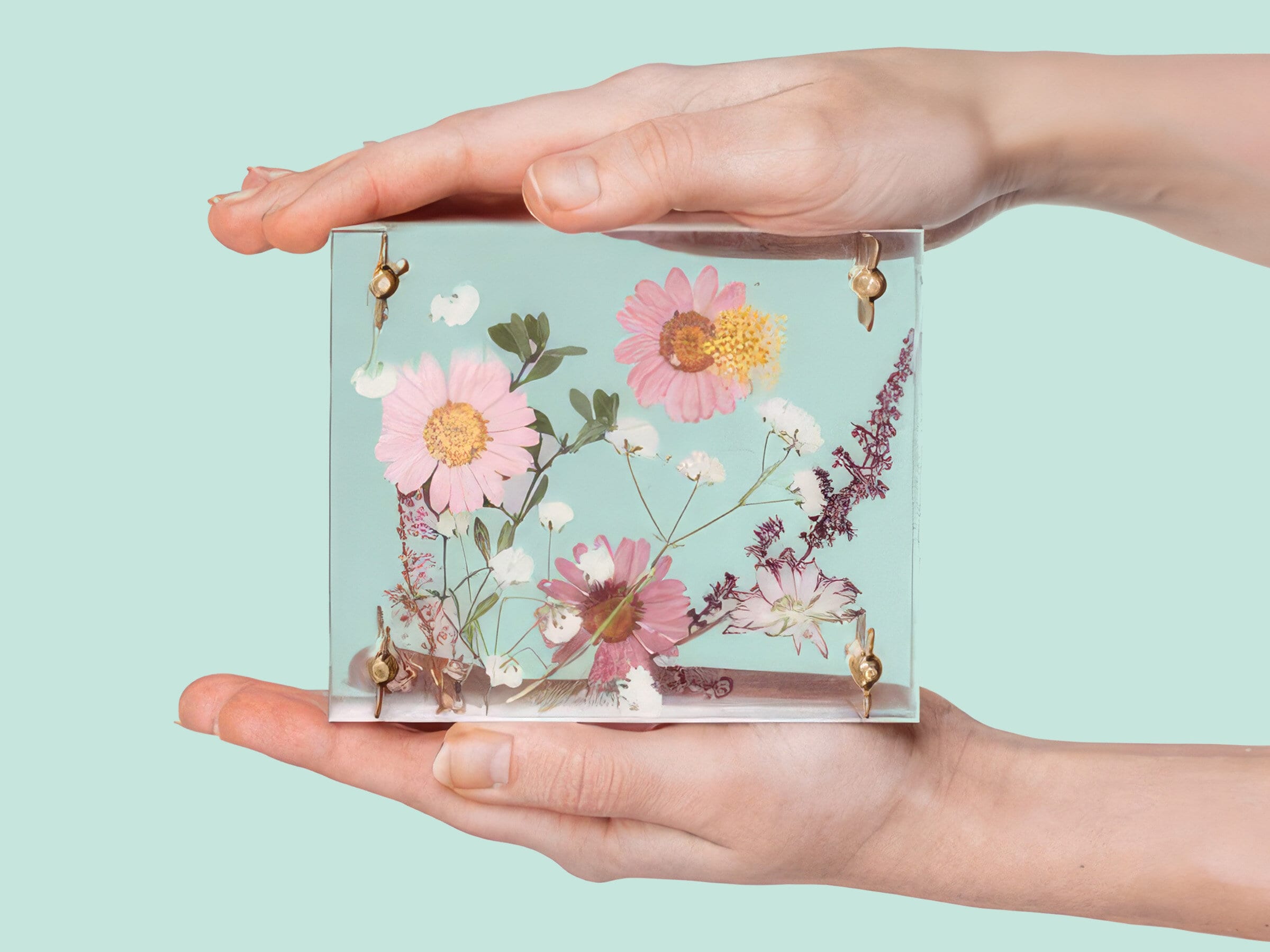 Blomsterpresse "Ängsfälla" Original