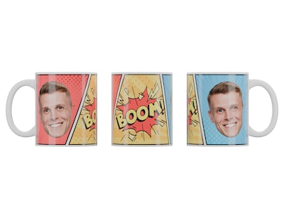 Personlig Mugg med Foto - Cartoon