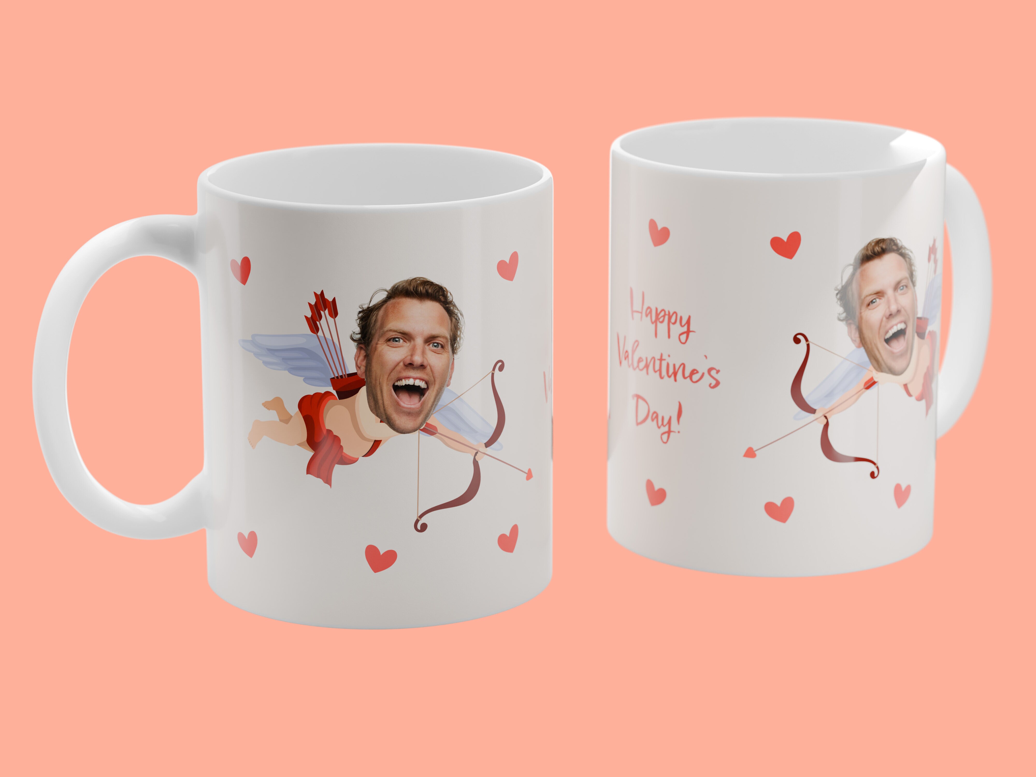 Personlig Mugg med Foto - Happy Valentine’s Day