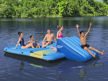 Aufblasbare Floß mit Rutschbahn - Bestway