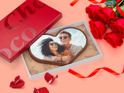 Suklaasydän Omalla Kuvalla