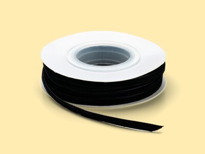 Gavebånd fløyel 10m - Svart