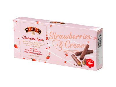 Baileys Strawberries & Cream Chocolate Twists