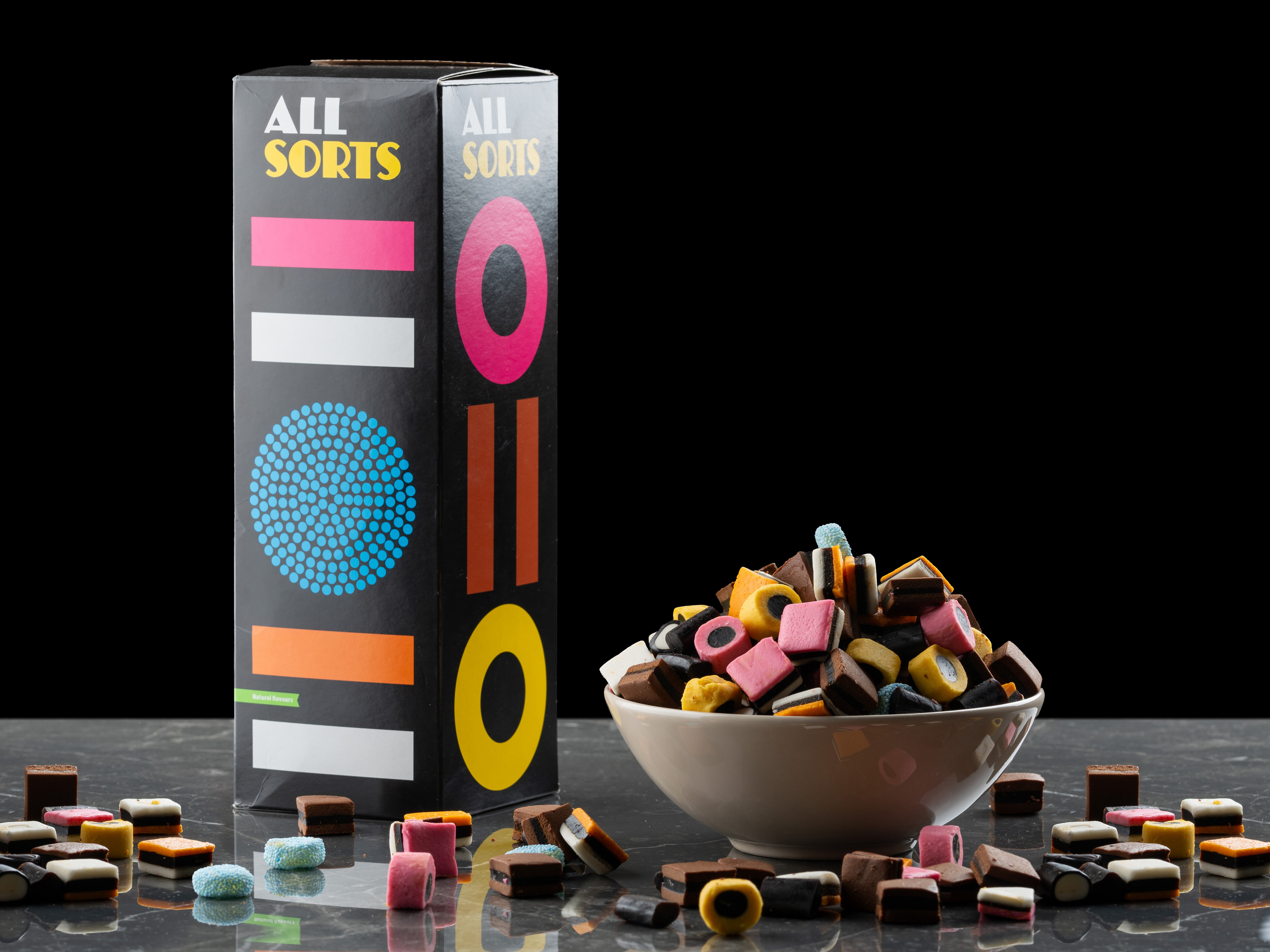 Allsorts Engelsk Lakriskonfekt 1 kg