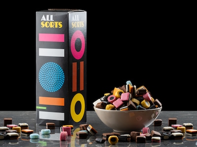 Allsorts Engelsk Lakritskonfekt 1 kg