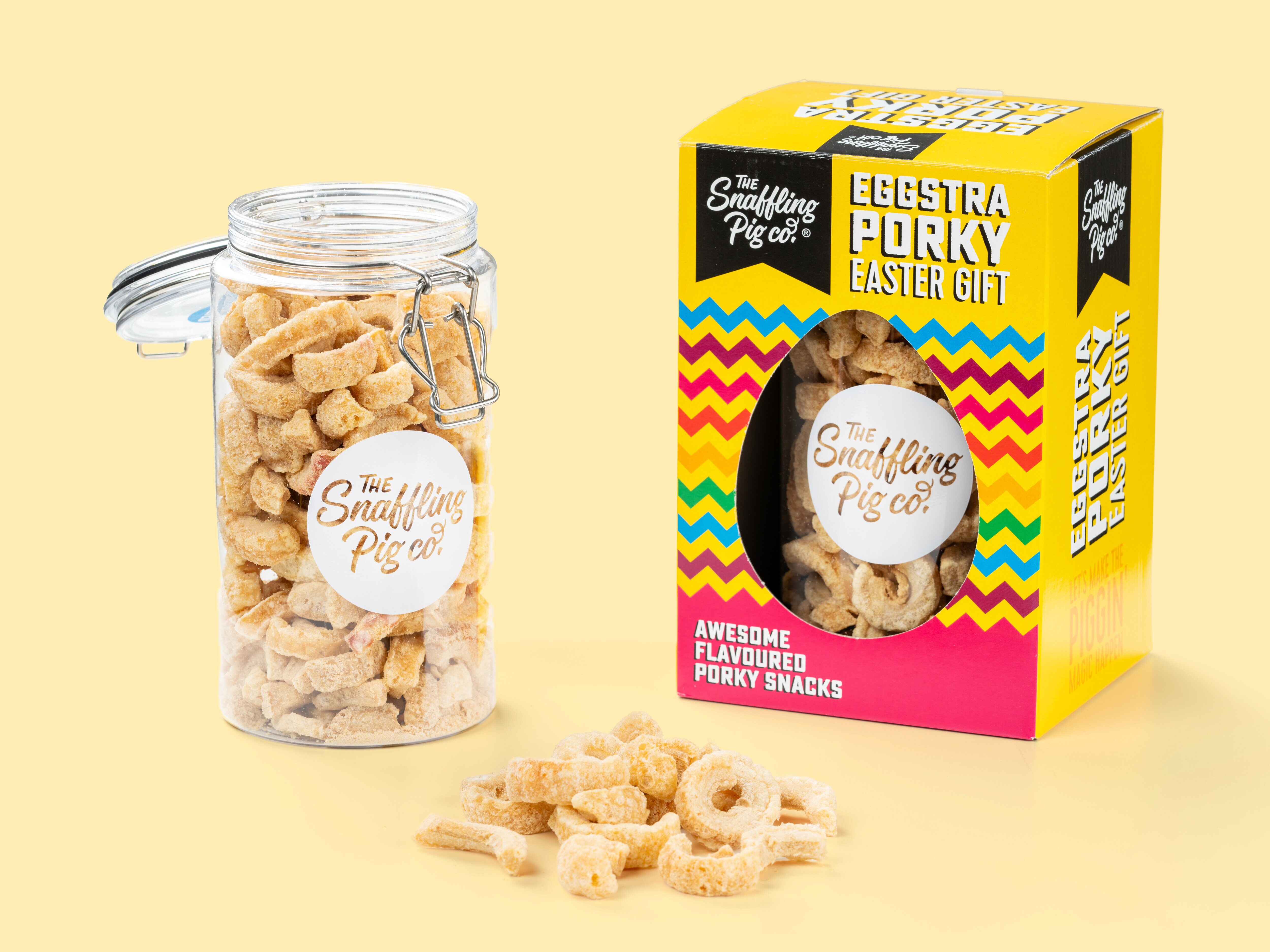 Flæskesvær i Påskeæske - Saltede