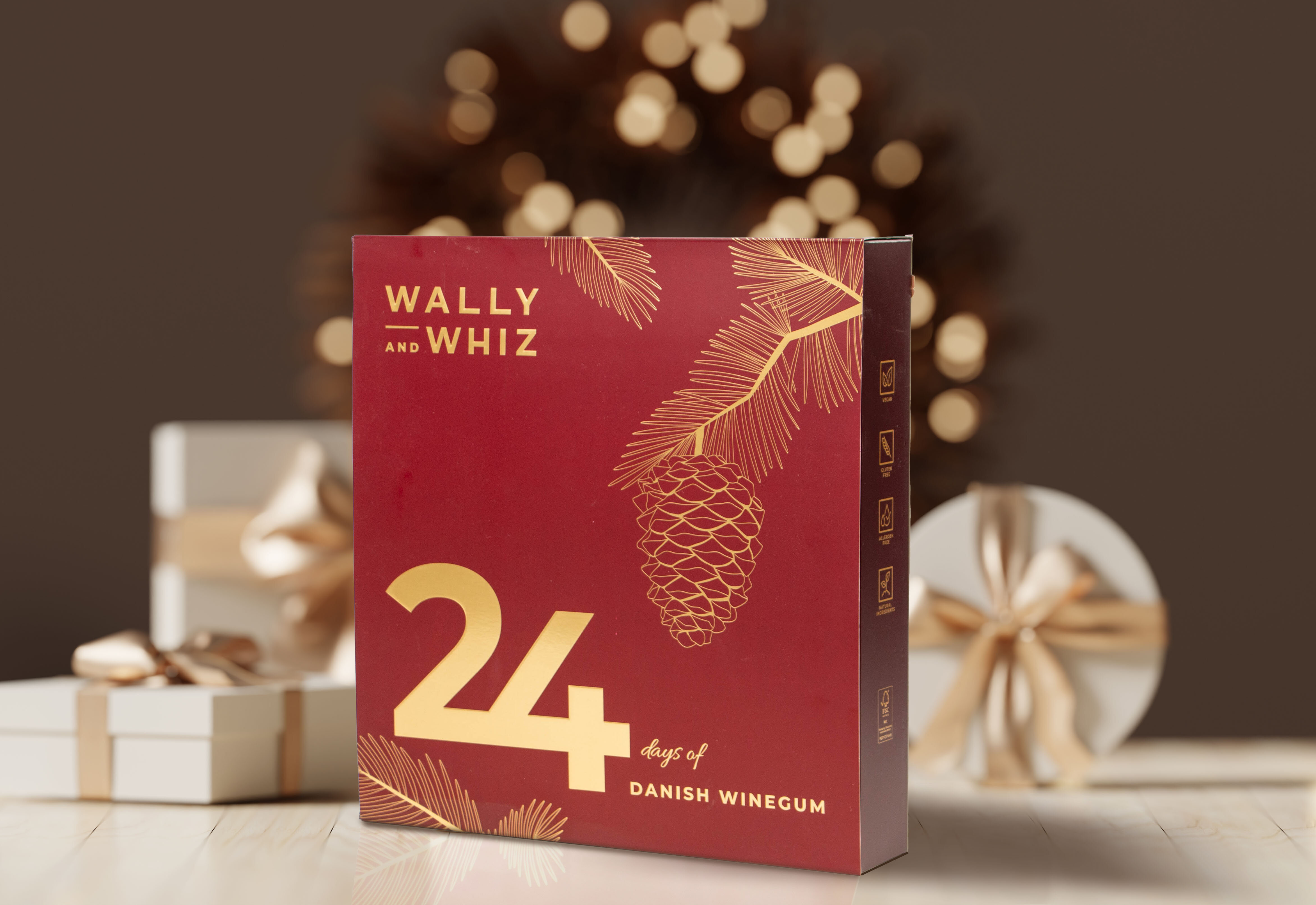 Wally and Whiz Adventskalender mit Fruchtgummi