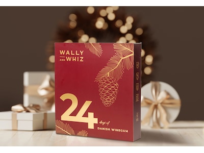 Wally and Whiz Adventskalender mit Fruchtgummi