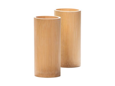 Bambusglas 2er-Set
