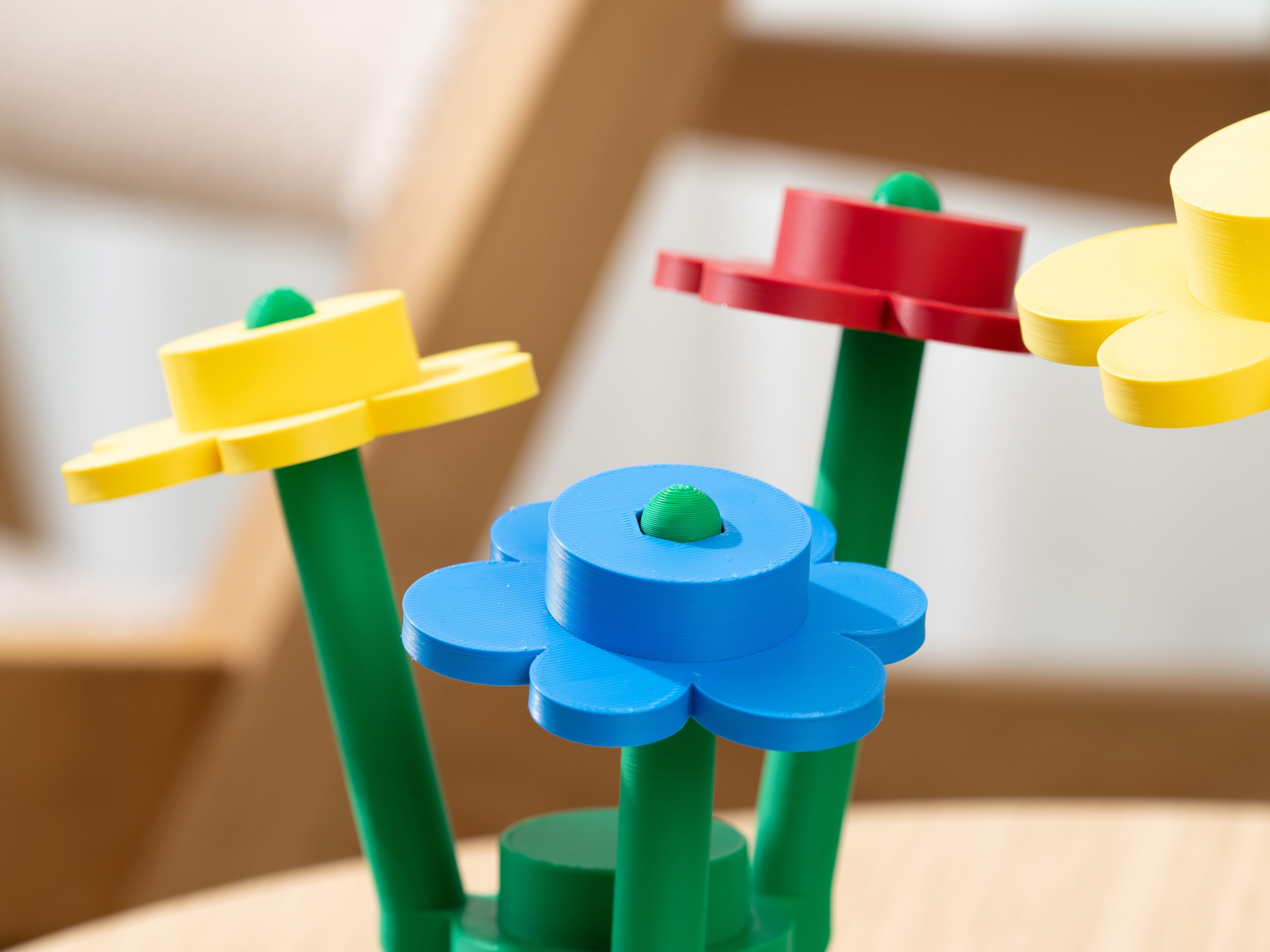 Retro Blomst - Medium