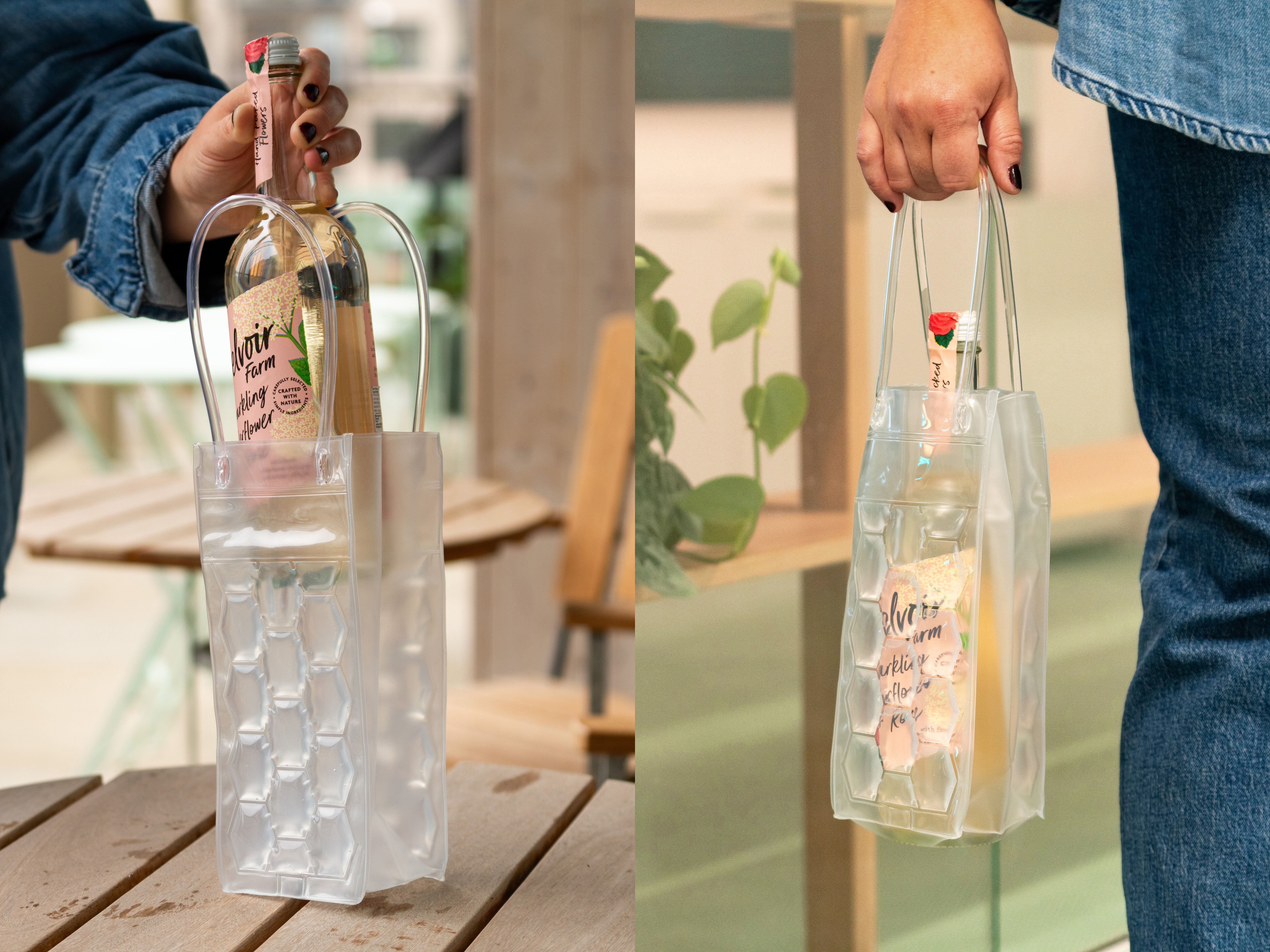 Flaskkøler med Håndtag