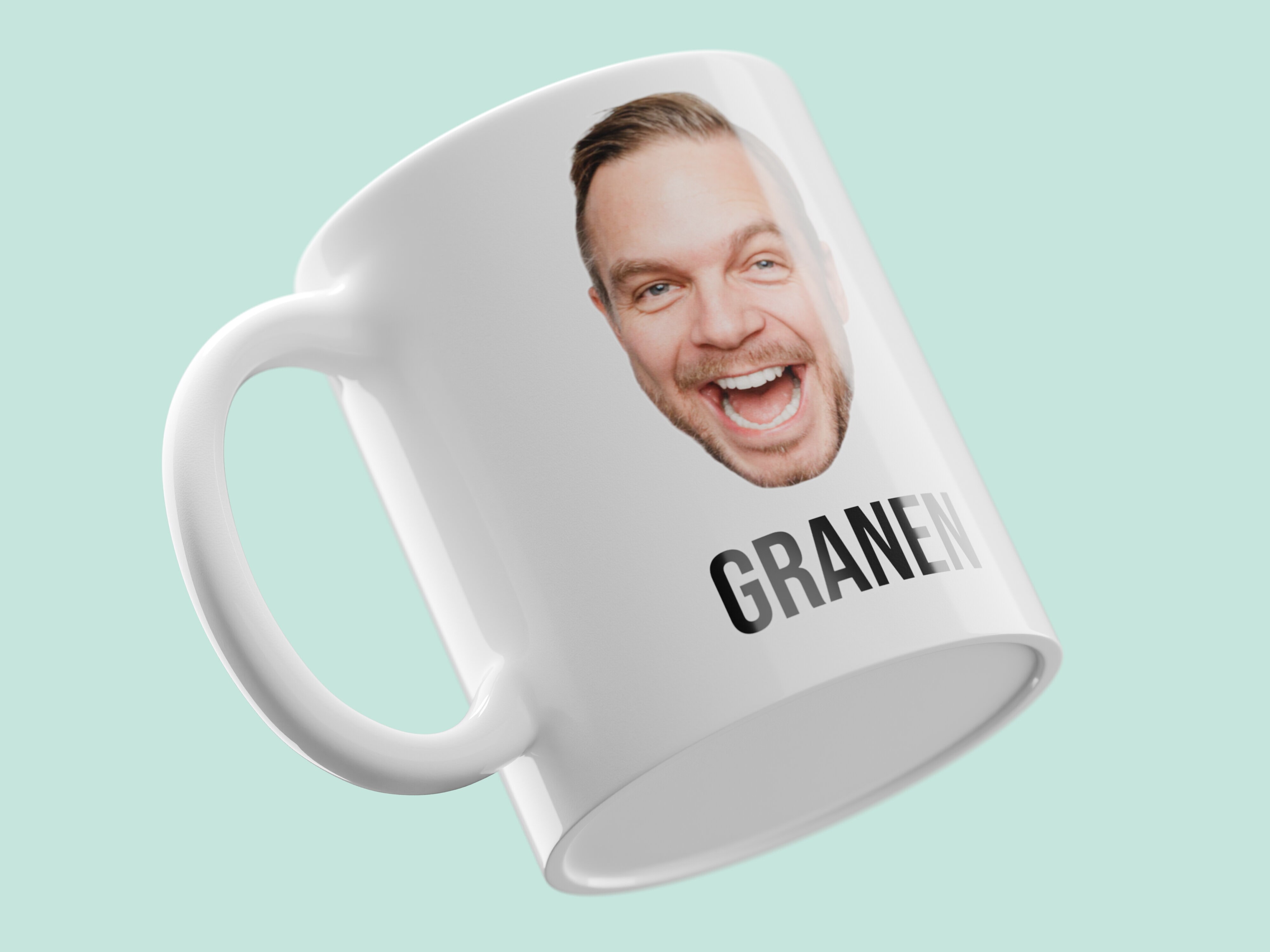 Personlig krus med foto & navn