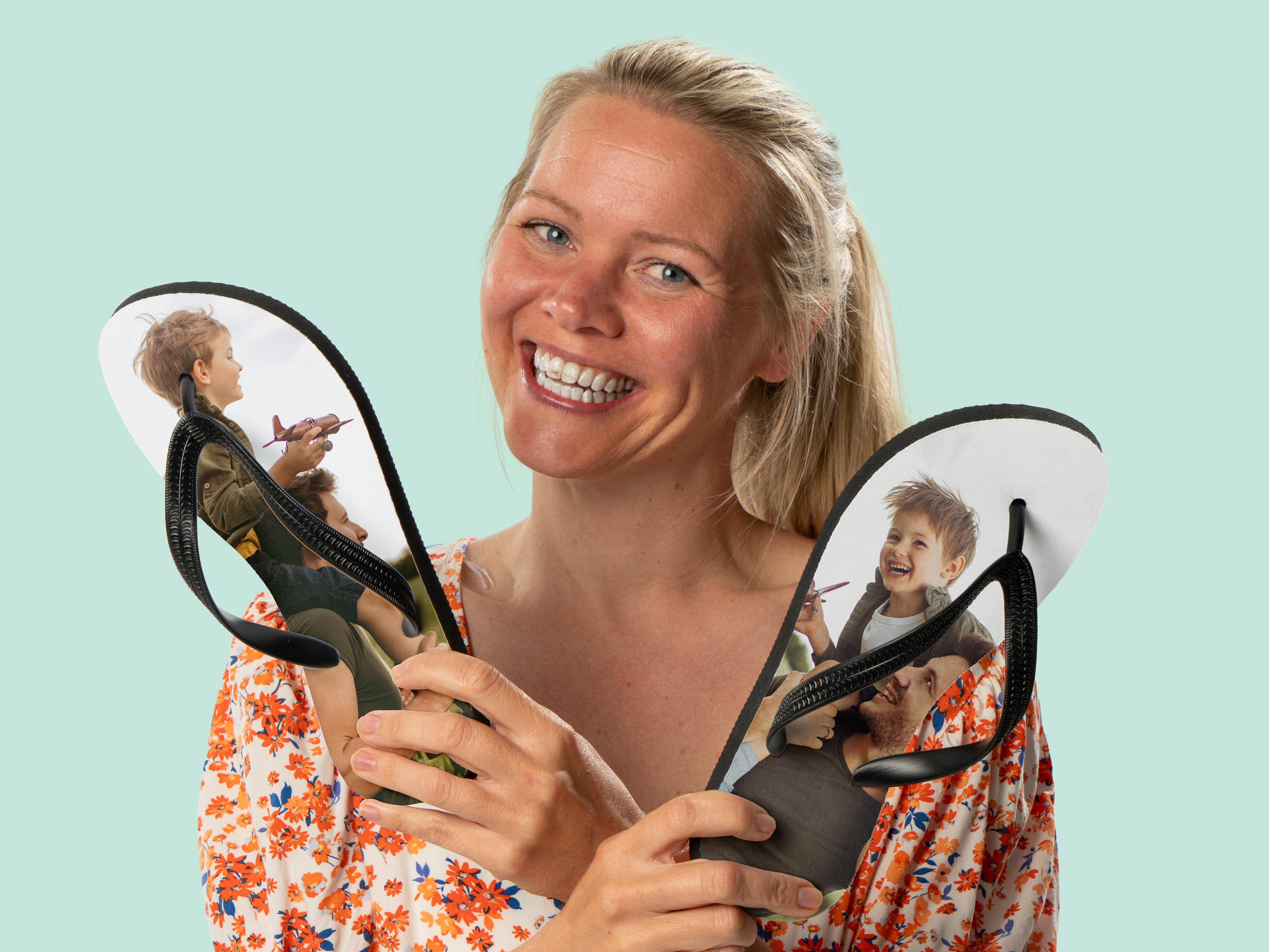 Personliga Flip-flops med Foto