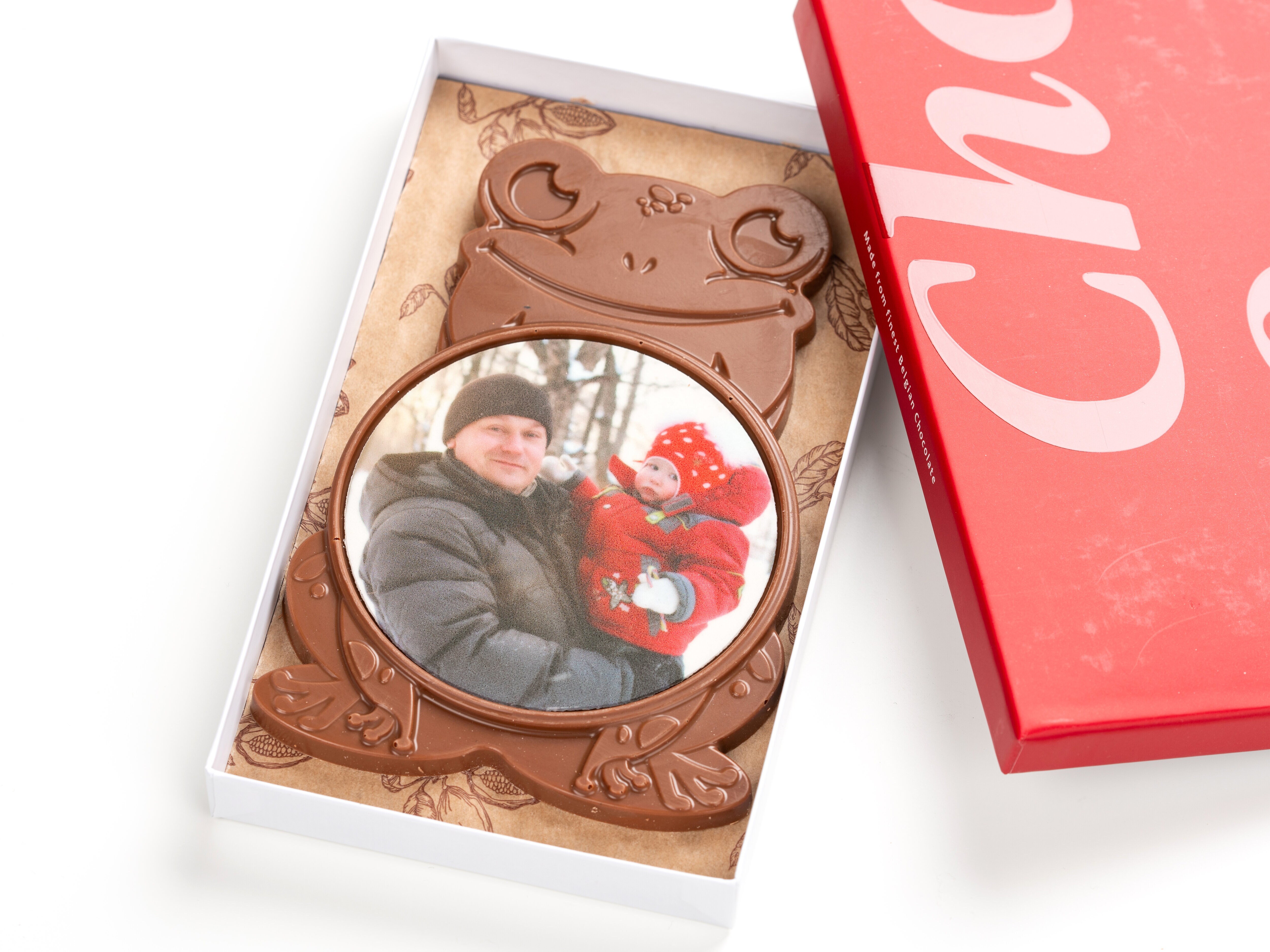 Suklaasammakko Omalla Valokuvalla