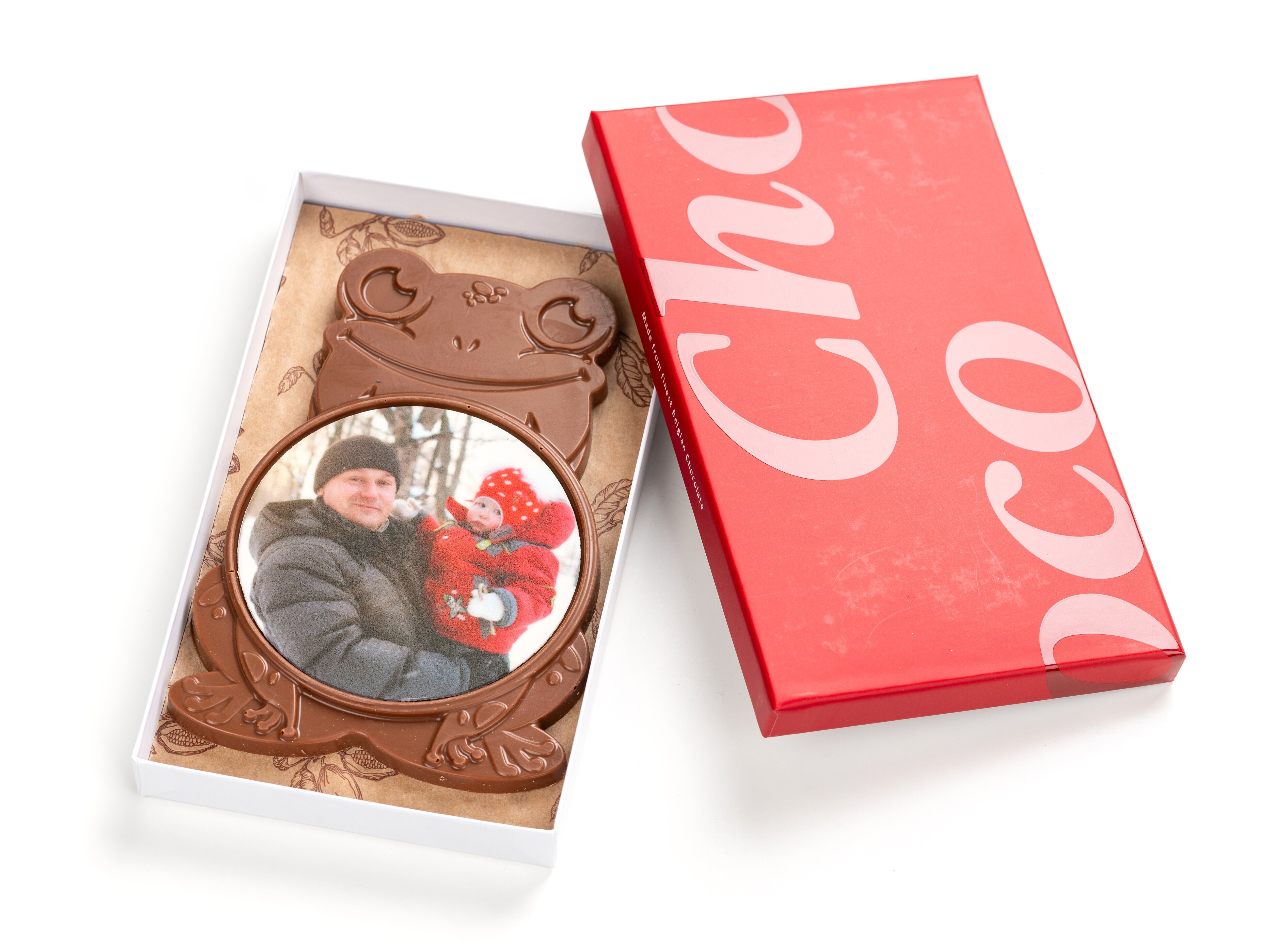 Suklaasammakko Omalla Valokuvalla