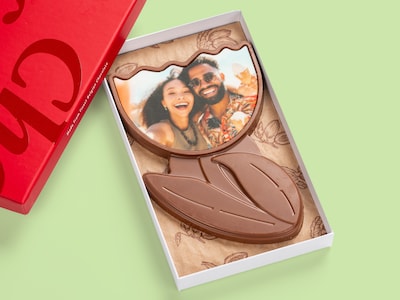 Chokladblomma med Eget Foto