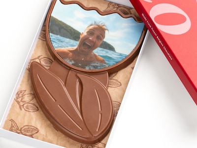Chokladblomma med Eget Foto