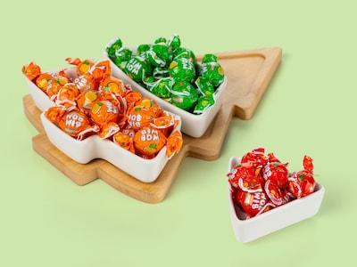 Tannenbaumschale mit Tablett