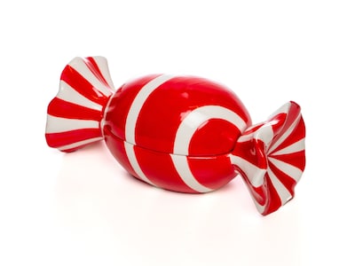 Rund karamellskål