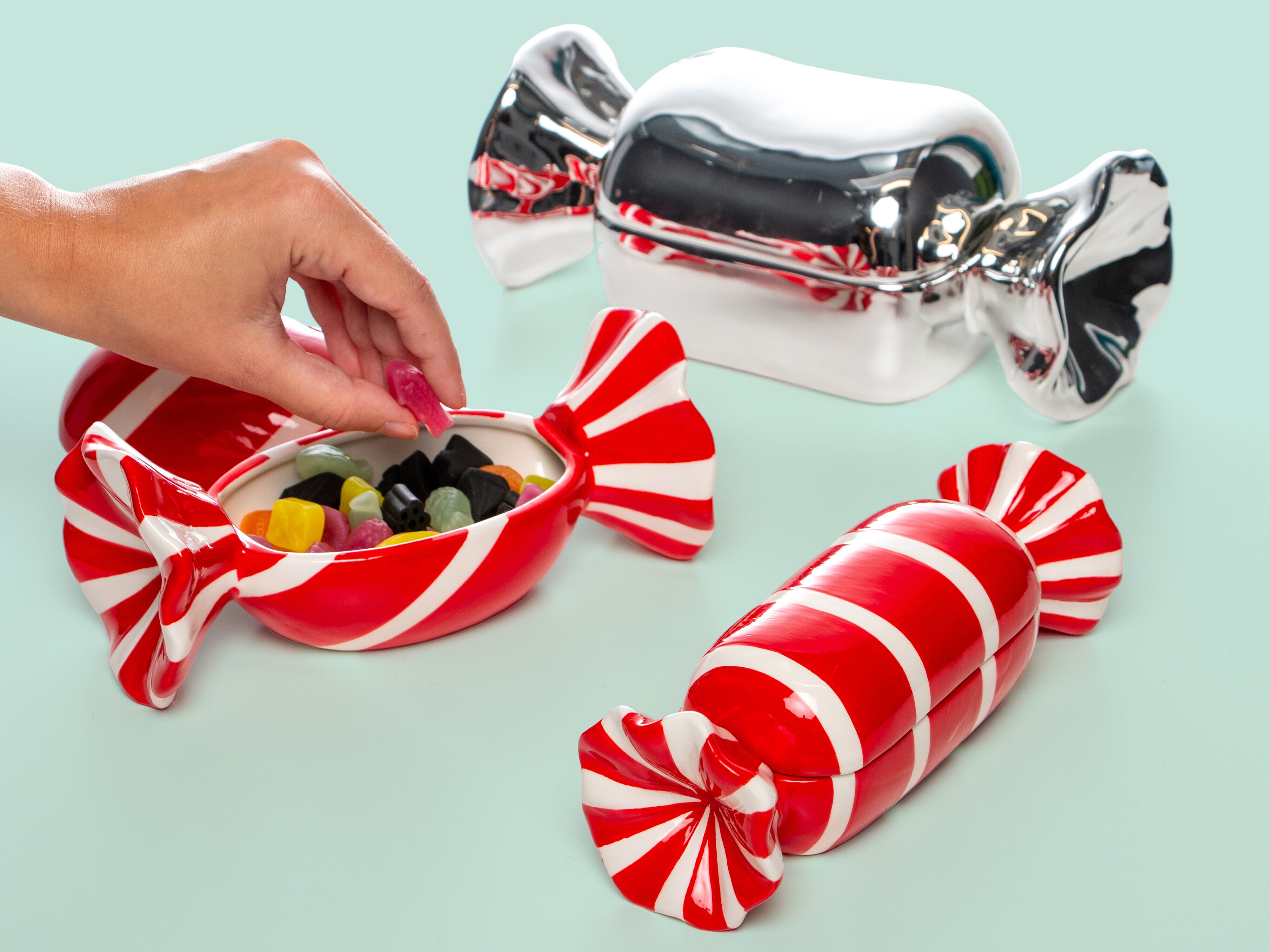 Rechteckige Bonbonschale