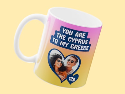Personalisierte Tasse mit Foto - Cyprus to my Greece