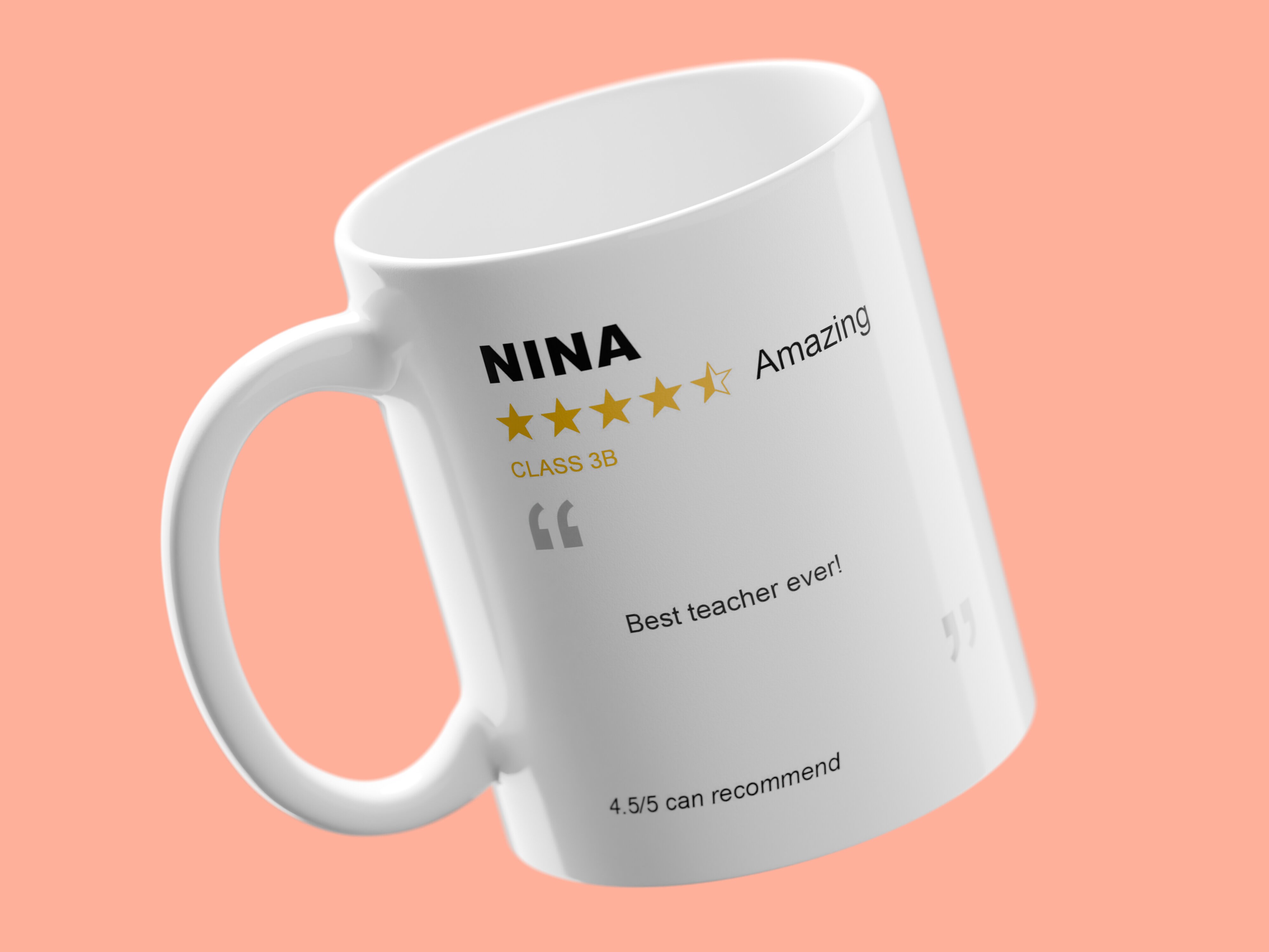 Personligt Krus med Positiv Bedømmelse