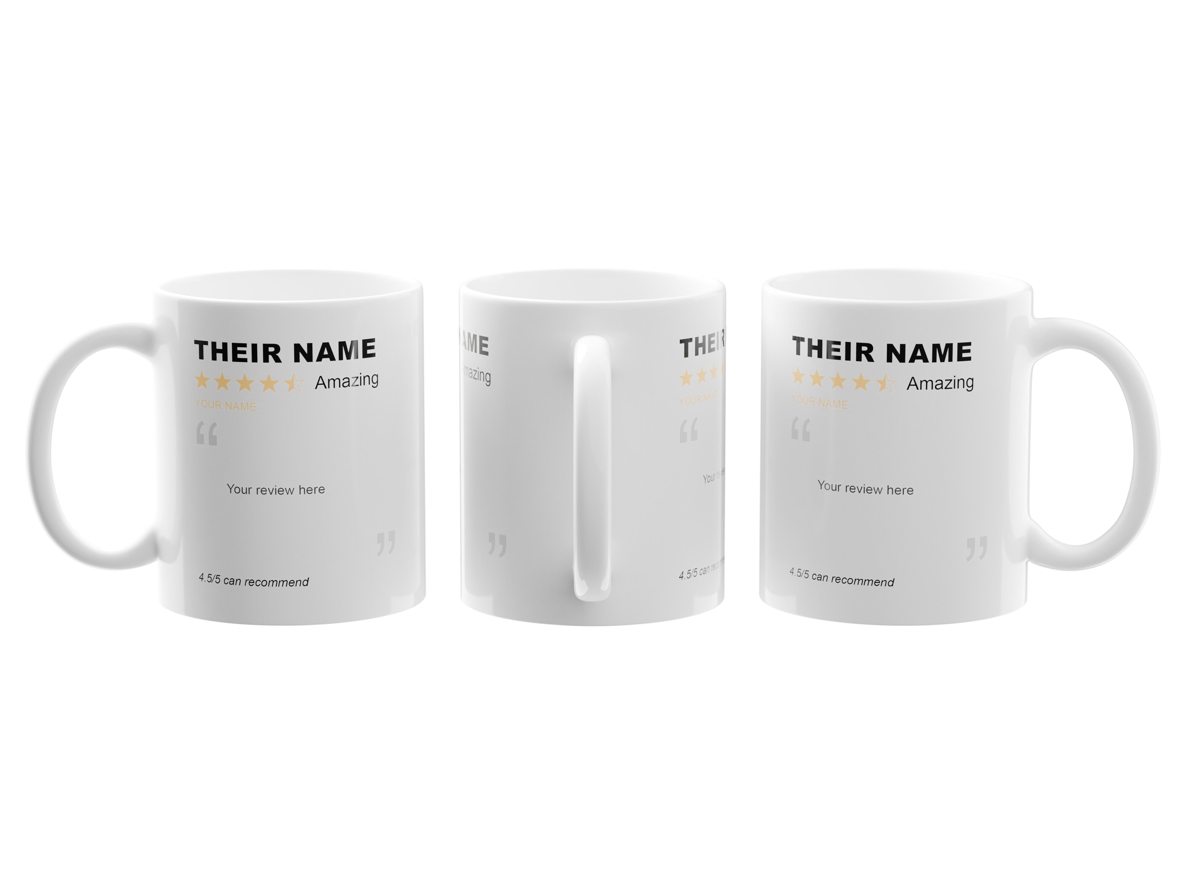 Personligt Krus med Positiv Bedømmelse