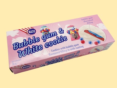 Bubble Gum & White Cookie Kager - American Bakery
