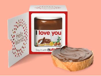 Nutella Gaveeske "I Love You"