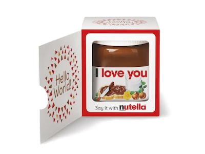 Nutella Lahjapakkaus I Love You