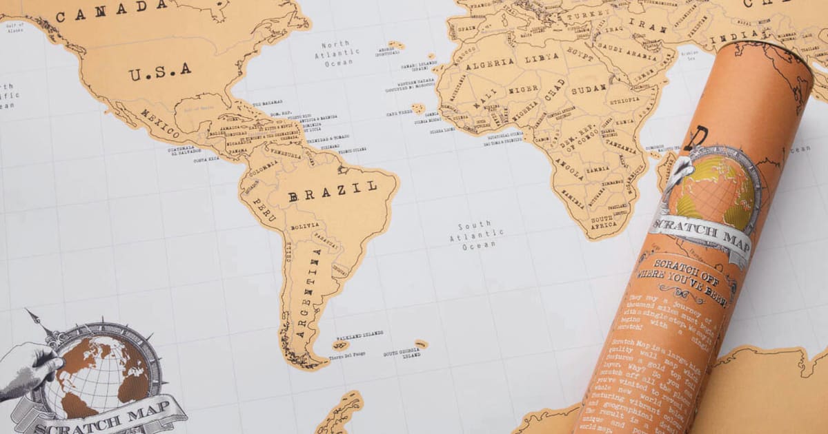 Scratch Map | Skrapekart